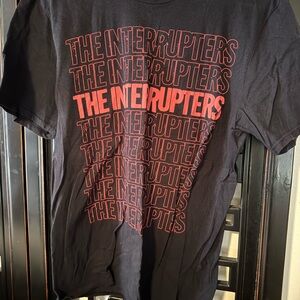 The Interrupters Black & Red Graphic Band Tee